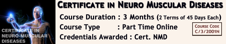 ONLINE CERTIFICATE COURSE IN NEURO MUSCULAR DISEASES